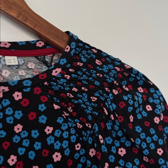 Boden Floral Long Sleeved Peasant Top - Picture 6 of 10